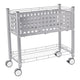 Vertiflex File Cart With Open Top, Matte Gray