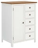 Vidaxl Wardrobe 29.9"x20.5"x41.3" Solid Oak Wood