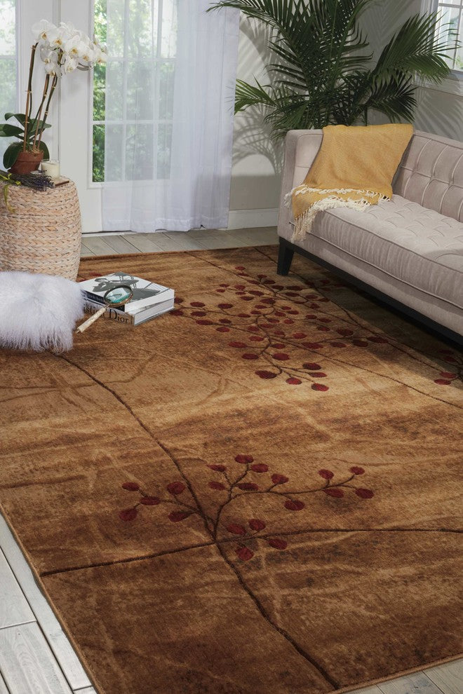 Nourison Somerset 9'6" x 13' Latte Rustic Indoor Area Rug