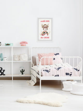 "Mardi Gras" Framed Painting Print, 12x18