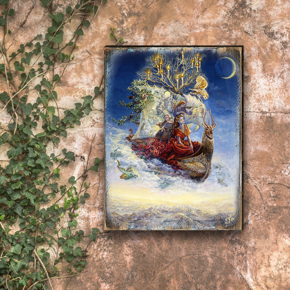 Ship of Dreams Wall and Table Top Wooden Decor, 36x24