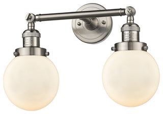 Innovations Lighting 208-Sn-G201-6-Led 2 Light Dimmable Led 17" Vanity Light