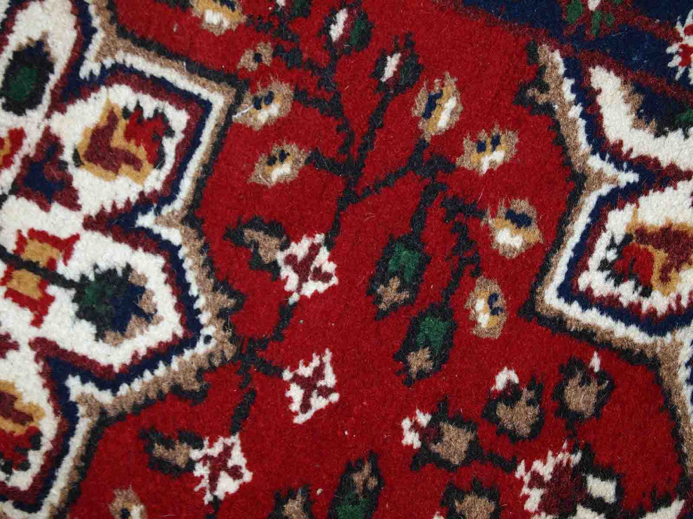 Handmade vintage Persian Hamadan rug 2' x 3' (62cm x 91cm) 1970s