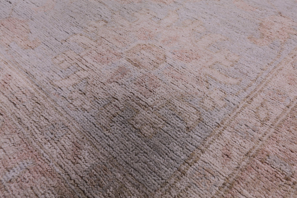 10' 0" X 13' 8" Peshawar White Wash Handmade Rug Q9533