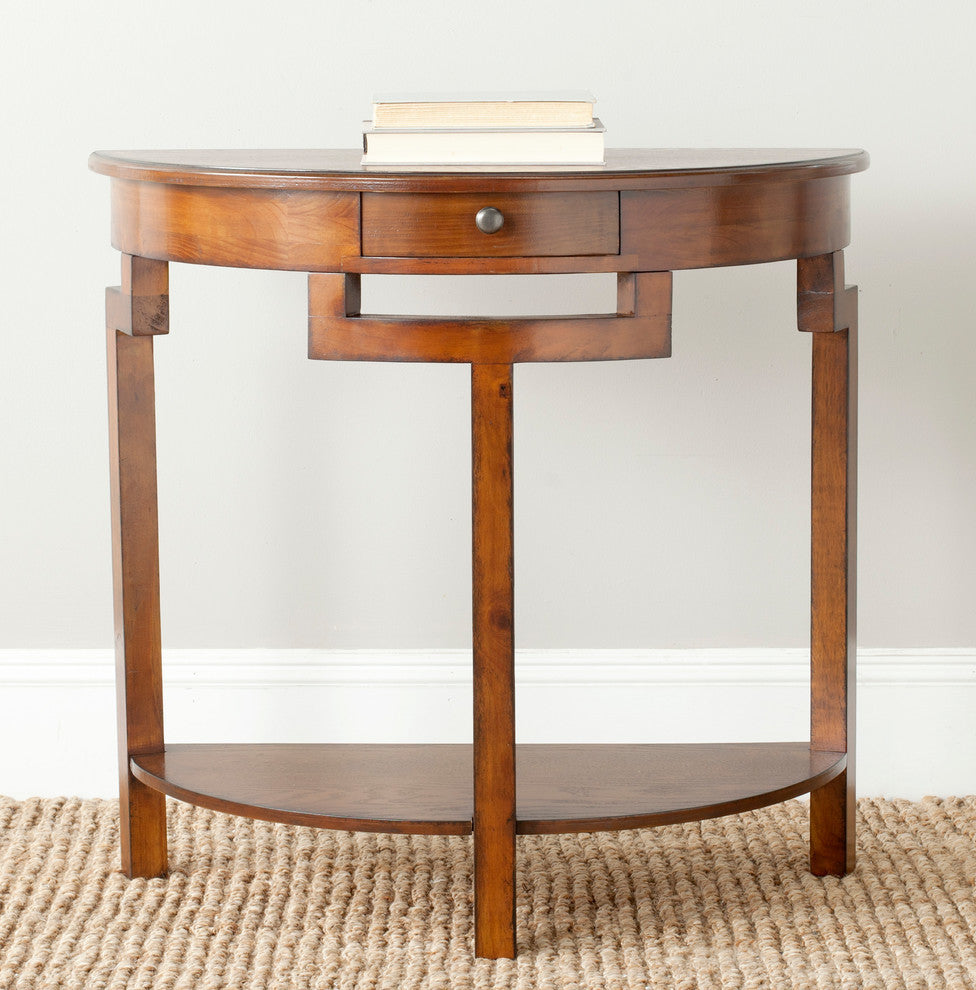 Safavieh Liana Console Table, Filbert Brown