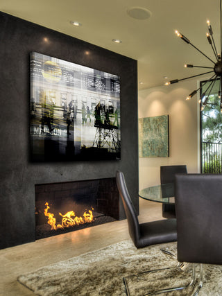 "NY Moving" Fine Art Canvas Print, 24"x24"