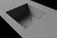 Transolid Zero 30"x18" silQ Granite Single Bowl Kitchen Sink, Espresso