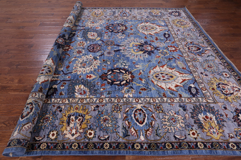 8' 3" X 10' 0" Persian Fine Serapi Hand-Knotted Rug - Q12878