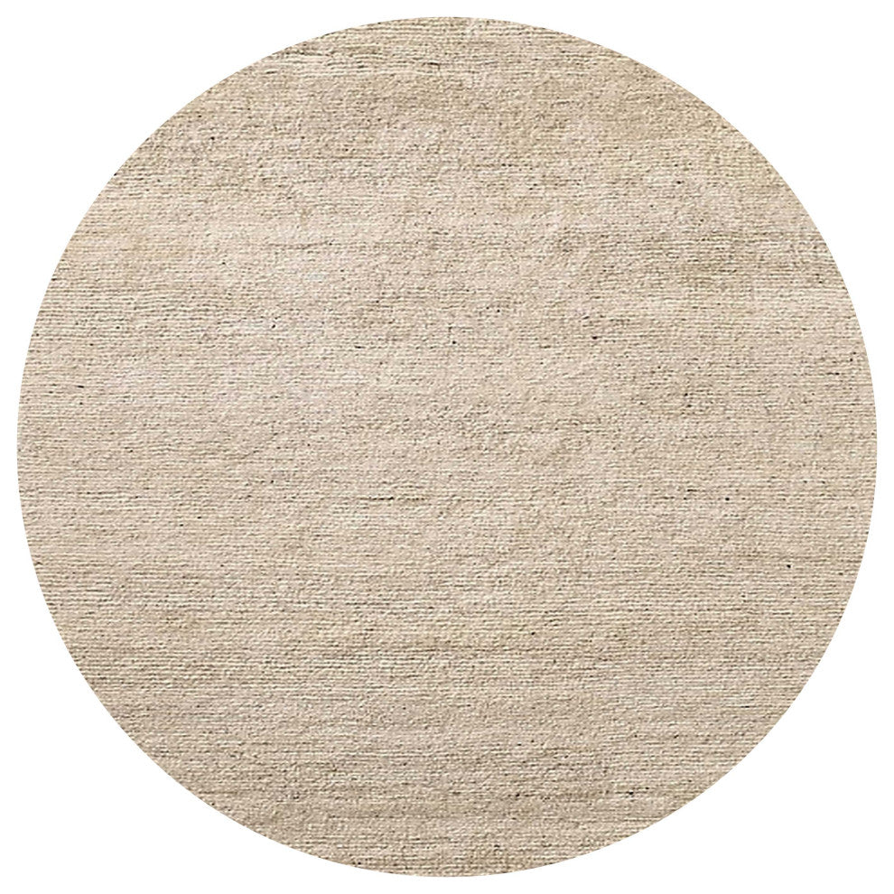 Ahgly Company Indoor Round Mid-Century Modern Area Rugs, 4' Round
