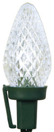 Vickerman X8Gc729Csa 25 Pure White C7 Led, 16' Christmas Single Light Strand