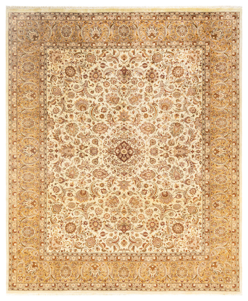 Naik One-of-a-Kind Hand-Knotted Area Rug Ivory, 8'3"x9'10"