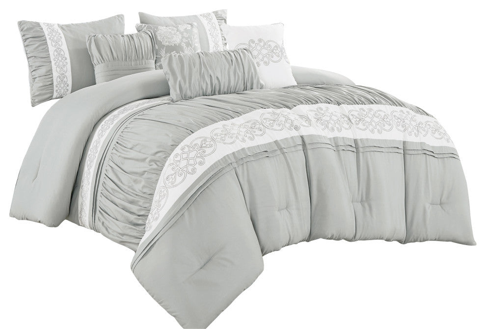 Maxine 7-Piece Comforter Set, Queen