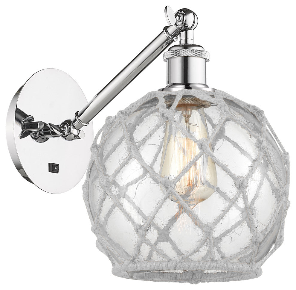 Innovations 317-1W-PC-G122-8RW-LED 1-Light Sconce, Polished Chrome