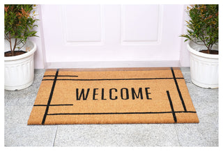 Calloway Mills Modern Natural Welcome Doormat, 30x48