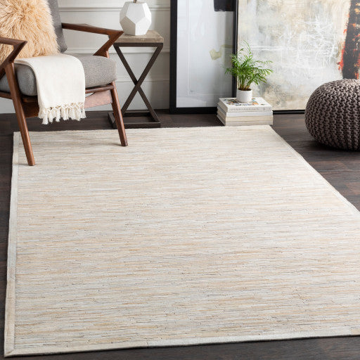 Surya Zander ZND-1006 2'x3' Rug, White/Cream/Beige/Taupe