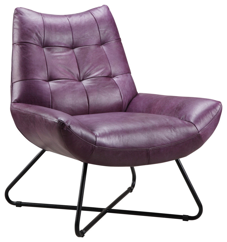 Modern Graduate Lounge Chair Purple - Purple
