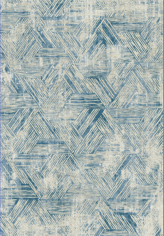 Quartz Beige And Blue Area Rug, 6.7'x9.6'