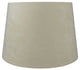 12" Suede Hardback Lamp Shade, Cream