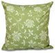 Traditional Floral, Floral Print Pillow, Green, 16"x16"