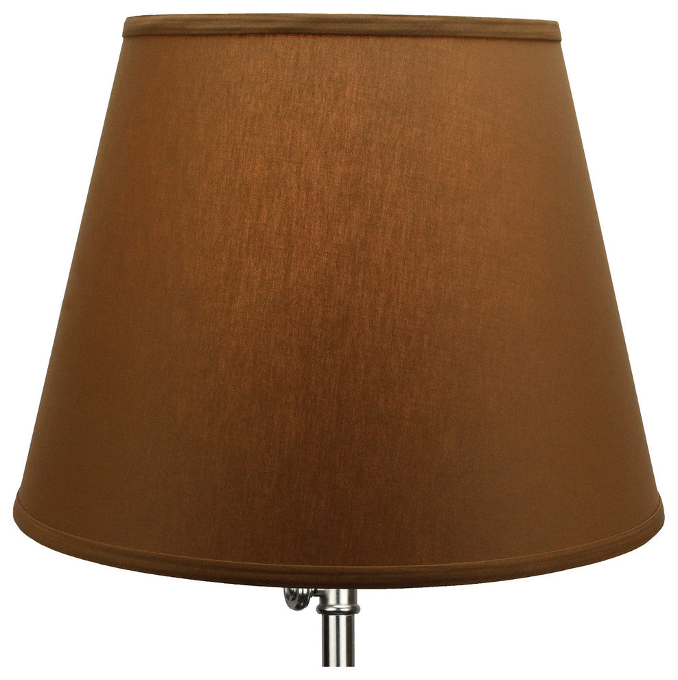 Fenchel Shades 11"x17"x13" Spider Attachment Empire Lamp Shade, Linen Earth