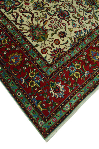 Semi Antique Martin Ivory/Red Rug, 9'7x13'0