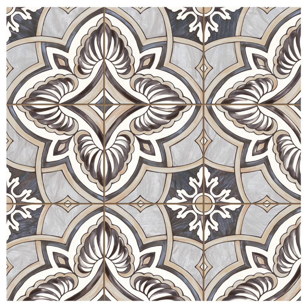 Harmonia Grove Grey Ceramic Floor and Wall Tile Sample