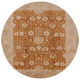 Ahgly Company Indoor Round Mid-Century Modern Area Rugs, 4' Round