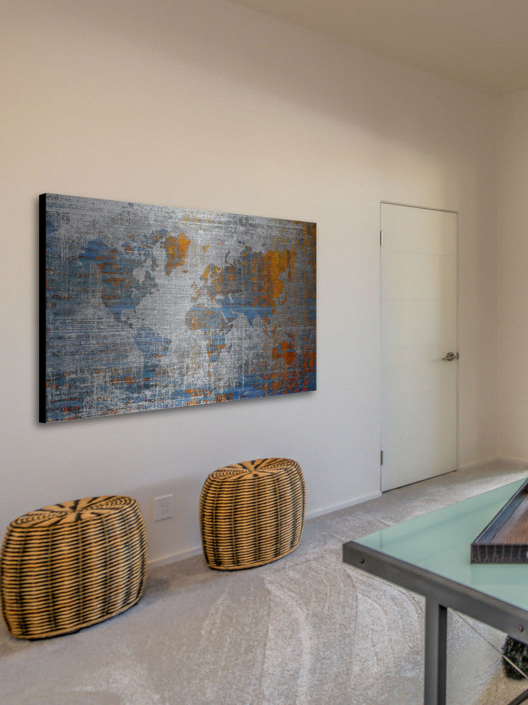 "Oceans Journey" Print on Brushed Aluminum, 45"x30"