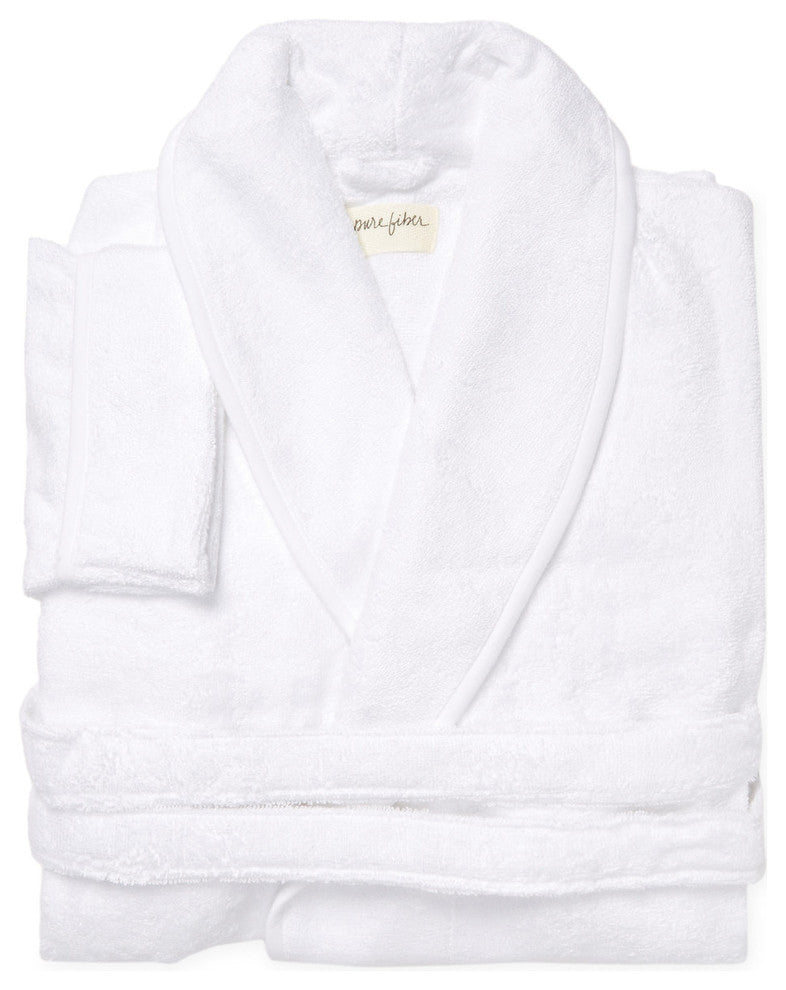 Kensington Bathrobe, White, L/Xl