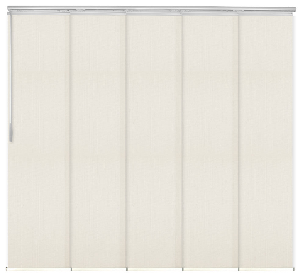 Elza 5-Panel Track Extendable Vertical Blinds 58-110"W