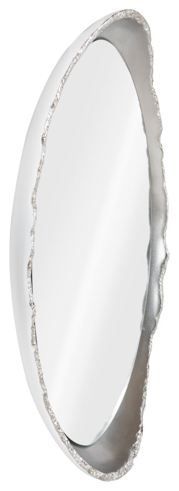 Broken Egg Mirror, Silver Leaf