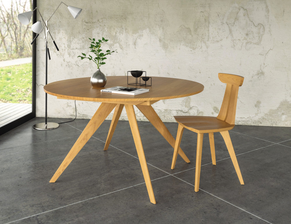 Copeland Catalina Round Extension Table, Natural Cherry, 60x60
