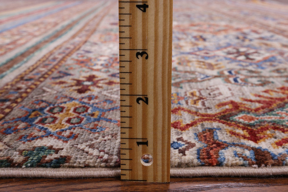 Khorjin Super Kazak Hand Knotted Rug 6' 7" X 9' 6" Q5425