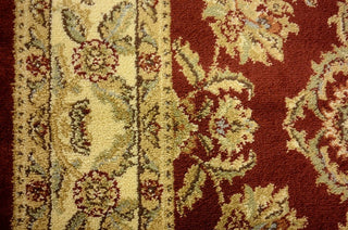 Unique Loom Red Reddington Voyage 4' 0 x 4' 0 Square Rug