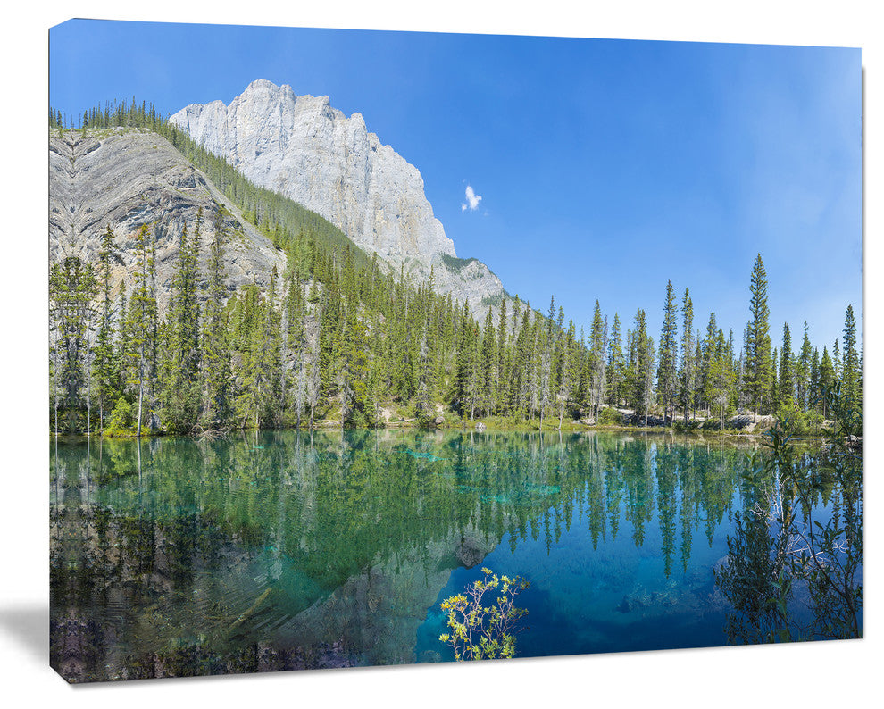 Grassi Lake Canmore Alberta Canada, Landscape Canvas Art Print, 40"x30"