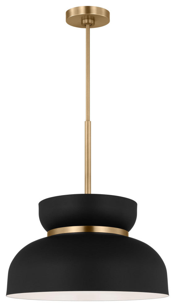 Pemberton Medium Pendant, Midnight Black