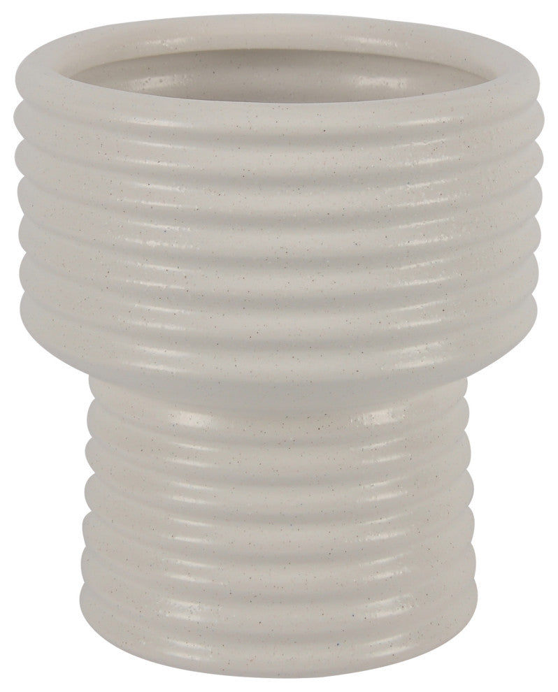 Ozean Vase Coastal White