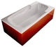 Atlantis Whirlpools Eros 36 x 60 Rectangular Soaking Bathtub