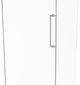 Contemporary 18" Back to Back Shower Door Pull, Polished Chrome