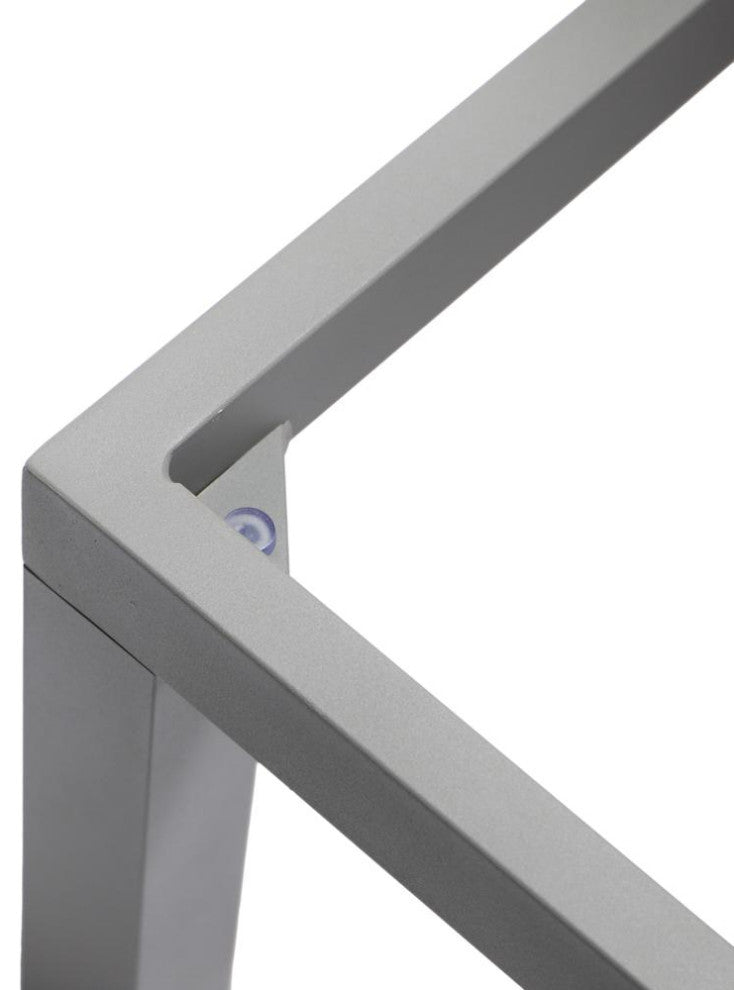 Marlin Patio Chaise Lounge Chair With Grey Aluminum Frame