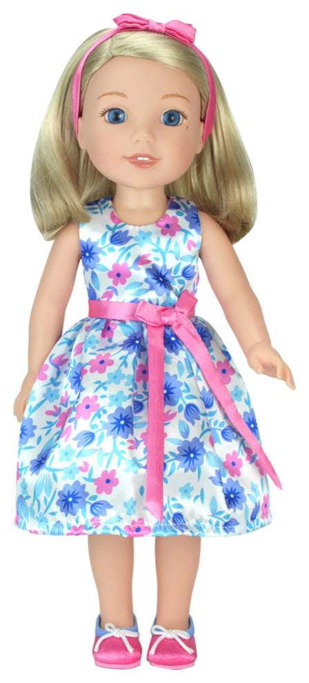 Sophia's Doll Floral Print Party Dress Set