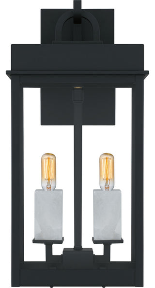 Quoizel CAM8408 Carmen 2 Light 16" Tall Outdoor Wall Sconce - Matte Black