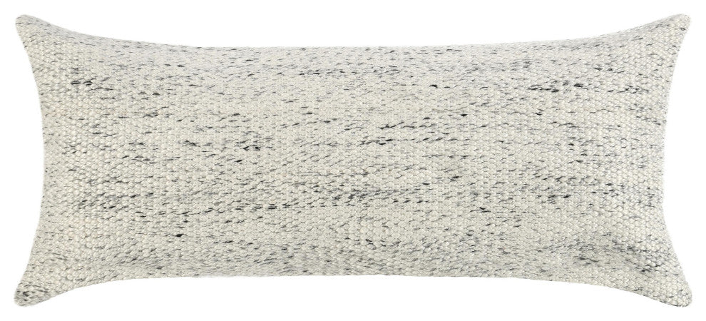 Stella Recycled Fabric Fabric Throw Pillow by Kosas Home, Ivory, 16x36