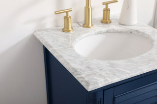 Home Living 19" Single Bathroom Vanity, Blue
