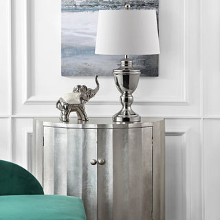 Safavieh Ressa Table Lamp Polished Nickel