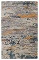Weave & Wander Everley Wool Rug, Warm Beige/Blue, Rug, Gray, 9'x12'