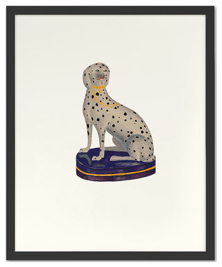 Dalmatian 1 Fine Art Print, Black, 22"x18"