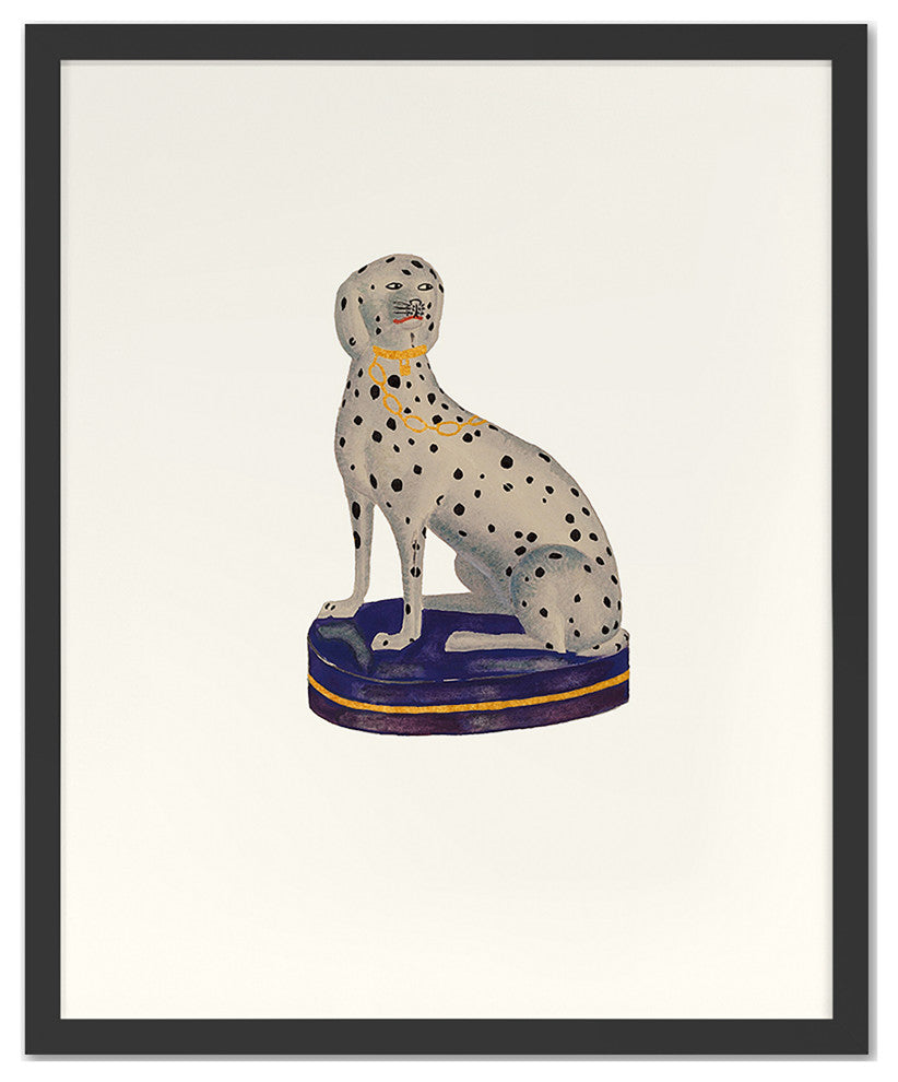 Dalmatian 1 Fine Art Print, Black, 22"x18"