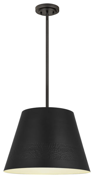 Zlite 6013-18MB 1-Light Chandelier, Matte Black