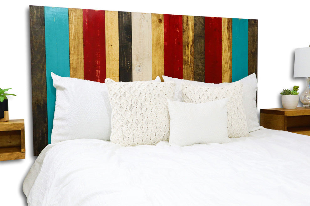 Handcrafted Headboard, Leaner Style, Sugar Mix, Twin